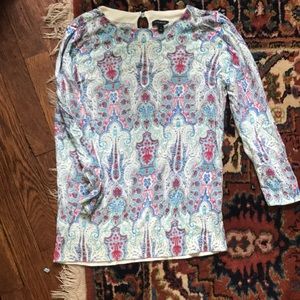 Paisley light sweat sweater